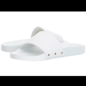 Dr. Scholl’s Pisces Pool Slide Sandal in white